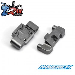 Maverick RC Aluminum Front Pivot Block Set (Grey)
