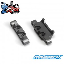 Maverick RC Aluminum Rear Pivot Block Set (Grey)