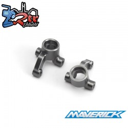 Maverick RC Aluminum Steering Spindle Set (Left-Right-Grey)