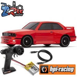 HPI Racing nano-TTR 1989 BMW M3 E30 Ravaglia - Rojo RTR