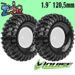 Ruedas  Louise Crawler 1.9" CR-SIXGEAR 1/10 Solo Goma LR-T3370VI