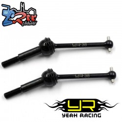 Eje de junta universal de acero G45 (V2) para Tamiya TT02
