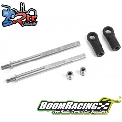 Eje inferior trasero ajustable de acero inoxidable de 62 mm para rieles BRX01 AWB XL de 285-305 mm