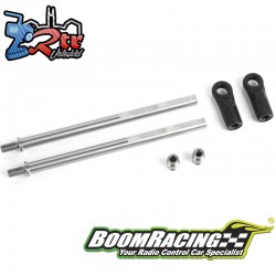 Eje inferior trasero ajustable de acero inoxidable de 82 mm para rieles BRX01 AWB 2XL de 305-325mM