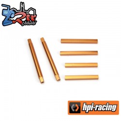 Aluminum Chassis Brace Set (Orange)