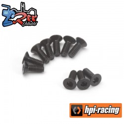 Flat Head Screw M2x6mm (Hex Socket/10pcs)