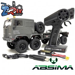 Crawler HobbyPlus CR-18P 8X8 Escobillas Terranaut RTR Gris
