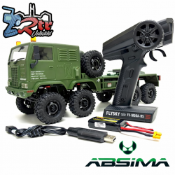 Crawler HobbyPlus CR-18P 8X8 Escobillas Terranaut RTR Verde