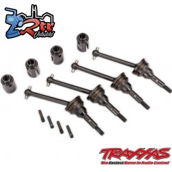 Conjuntos de eje de transmisión y copas de transmisión de acero para CV Traxxas TRA10850X