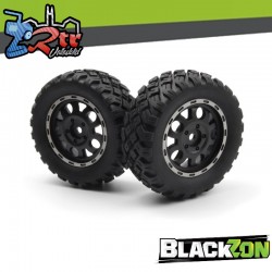 Assembled Wheel & Tyre Set (2pcs)