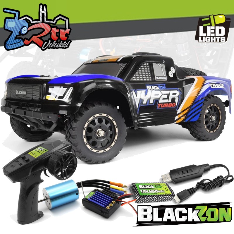 Blackzon Vyper SC 1/16 4WD Brushless 2s - Negro Naranja