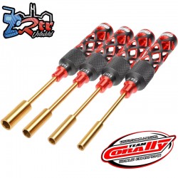 Set de Llaves de Tuerca Platinum Pro Team Corally (4.0, 5.5, 7.0 y 8.0 mm)