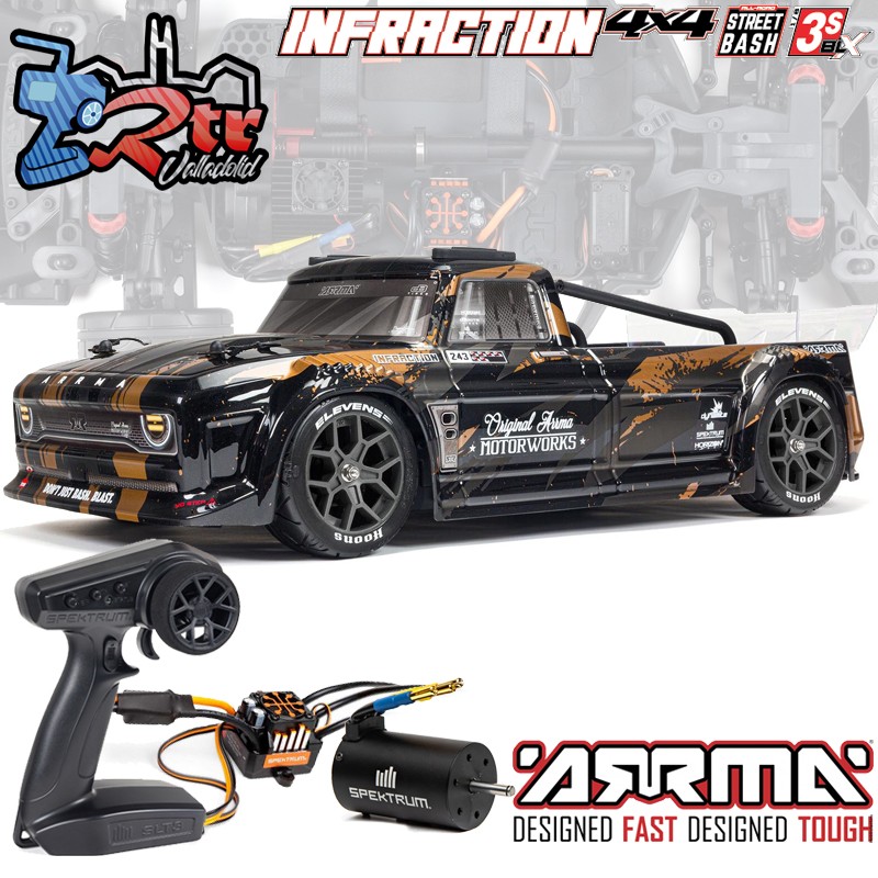 Arrma Infraction 3S 4X4 RTR Brushless All-Road Street Bash 1/8 Oro