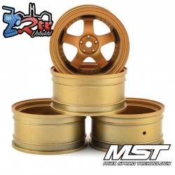 Llantas MST Oro SP1 MST Outset +3mm ( 4 Unidades)...
