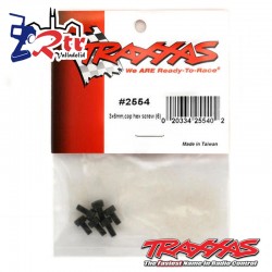 Tornillos Hexagonales 3X6 mm 6 Unidades Traxxas TRA2554