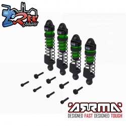 Shock Set  Front-Rear Assembled  1300cSt Oil  Green...