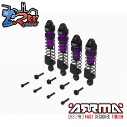 Shock Set  Front-Rear Assembled  TBC cSt Oil  Purple...