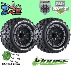 Ruedas Louise Monster 1/10 MT-UPHILL 2.8 MFT Hexágonos 17-14-12mm Pegadas