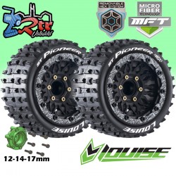 Ruedas Louise Monster 1/10  ST-PIONEER 2.8 MFT Hexágonos 17-14-12mm Pegadas