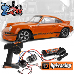 HPI Racing Sport 3 1/10 4Wd 1973 Naranja Porsche Carrera RSR Escobillas