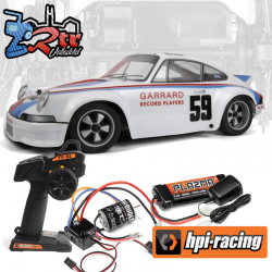 HPI Racing Sport 3 1/10 4Wd 1973 Brumos Porsche Carrera RSR Escobillas