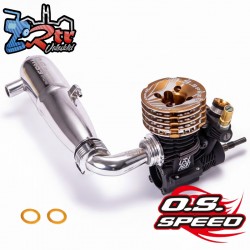 Motor Nitro metano combo OS Speed Edicion 3 Shimo con TRO3 (efra 2196) + Codo MR05