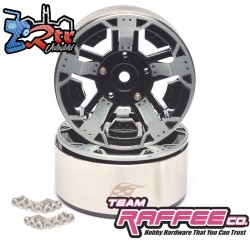 Llantas Team Raffee Co EVO  Bar-5B 1.9 Aluminio 2 Unidades