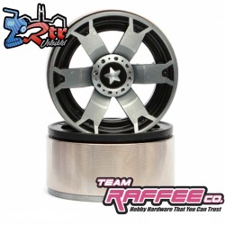 Llantas Team Raffee Co EVO Star-6B 1.9 Aluminio 2 Unidades