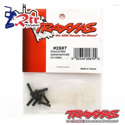 Tornillos Hexagonales 3X10 mm 6 Unidades Traxxas TRA2587