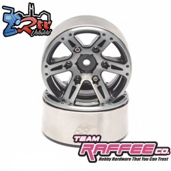 Llantas Team Raffee Co EVO Twin-6D 1.9 Aluminio 2 Unidades