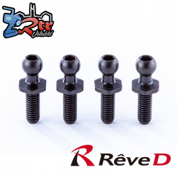 Perno de bola de acero Reve D (L, 4 piezas) RC-206L