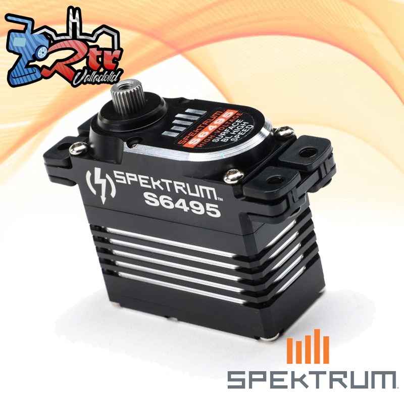 Servo Spektrum S6495 30kg 0.06 Digital HV Alta Velocidad piñones metálicos Brushless 25T