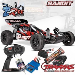 Traxxas Bandit Escobillas Buggy 2wd 1/10 RTR Azul...