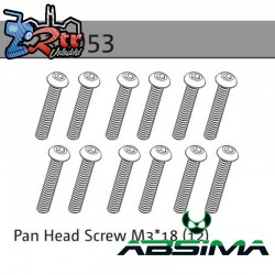 Pan Head Screw M3*18 (10)