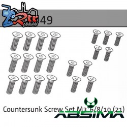 Countersunk Screw Set M3*6-8-10 (21)