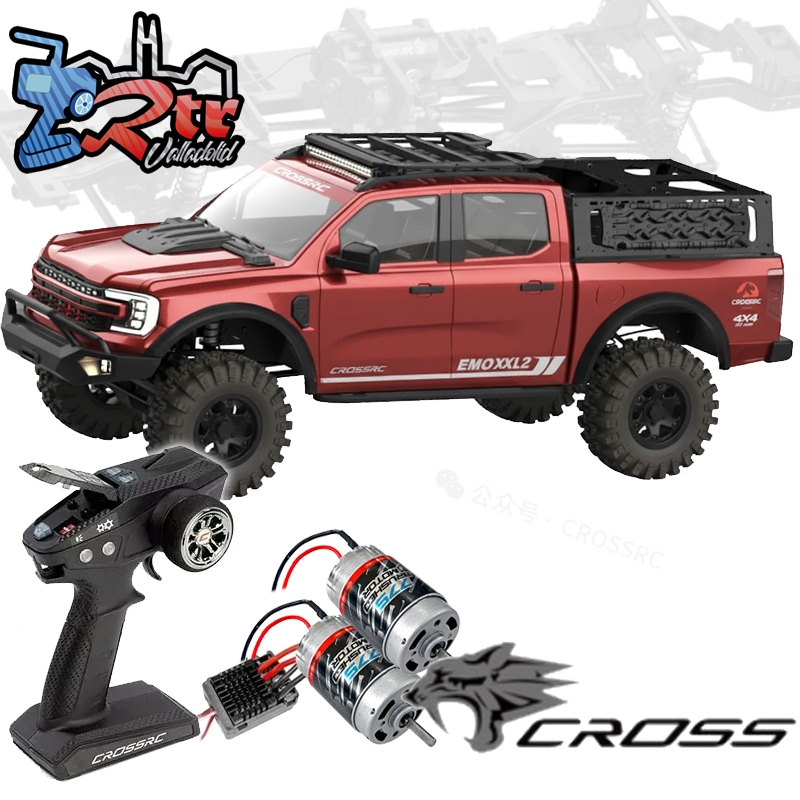 Cross RC EMO XX2 1/5 RTR Escobillas 775 Naranja