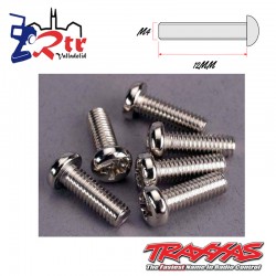 Tornillos Estrella 4x12mm 6 Unidades Traxxas TRA2568