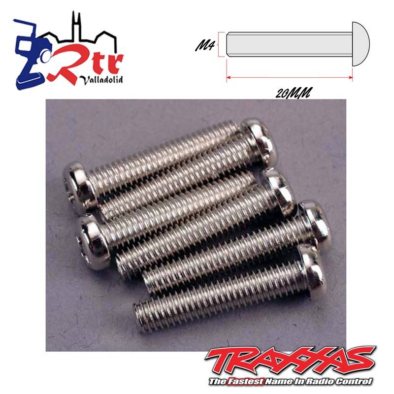 Tornillos Estrella 4x20mm 6 Unidades Traxxas TRA2570