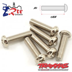 Tornillos Estrella 4x15mm 6 Unidades Traxxas TRA2573