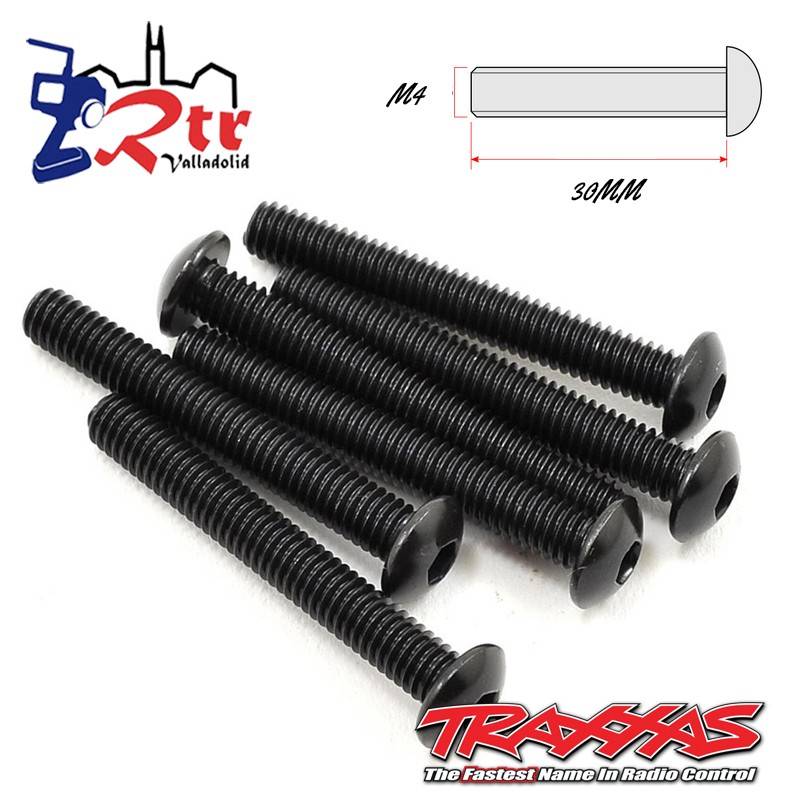 Tornillos Hexagonales 4x30 mm 6 Unidades Traxxas TRA2598X