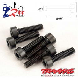 Tornillos Hexagonales 2.5x10mm 6 Unidades Traxxas TRA3229