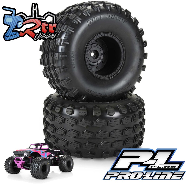 Ruedas Proline 14mm Dirt Hawg 2.6" Monster Truck Arrma quake y Gorgon