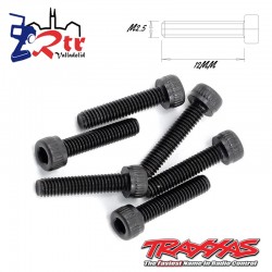 Tornillos Traxxas Hexagonales 2.5x12mm 6 Unidades TRA3236