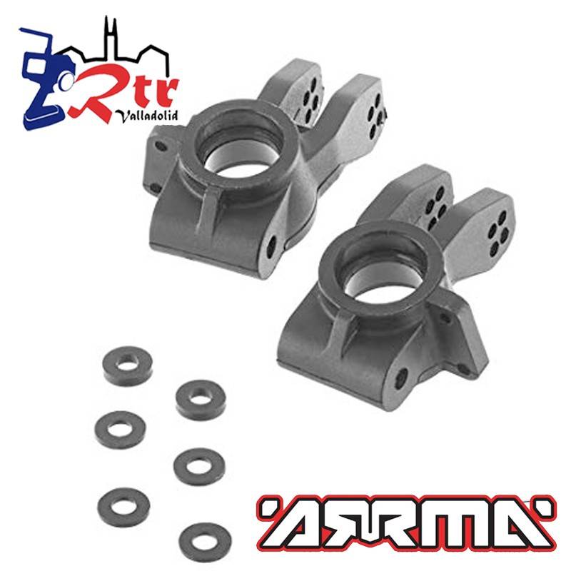 Mozzi Posteriori Arrma (Coppia) | Ricambio Originale ARA330193 Per RC