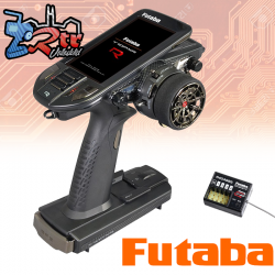 Radio Emisora Futaba 10PXR + receptor R404SBS Telemetria