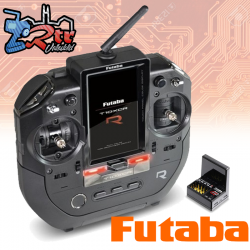Emisora Futaba 10XCR + Receptor R404SBS-E con telemetría
