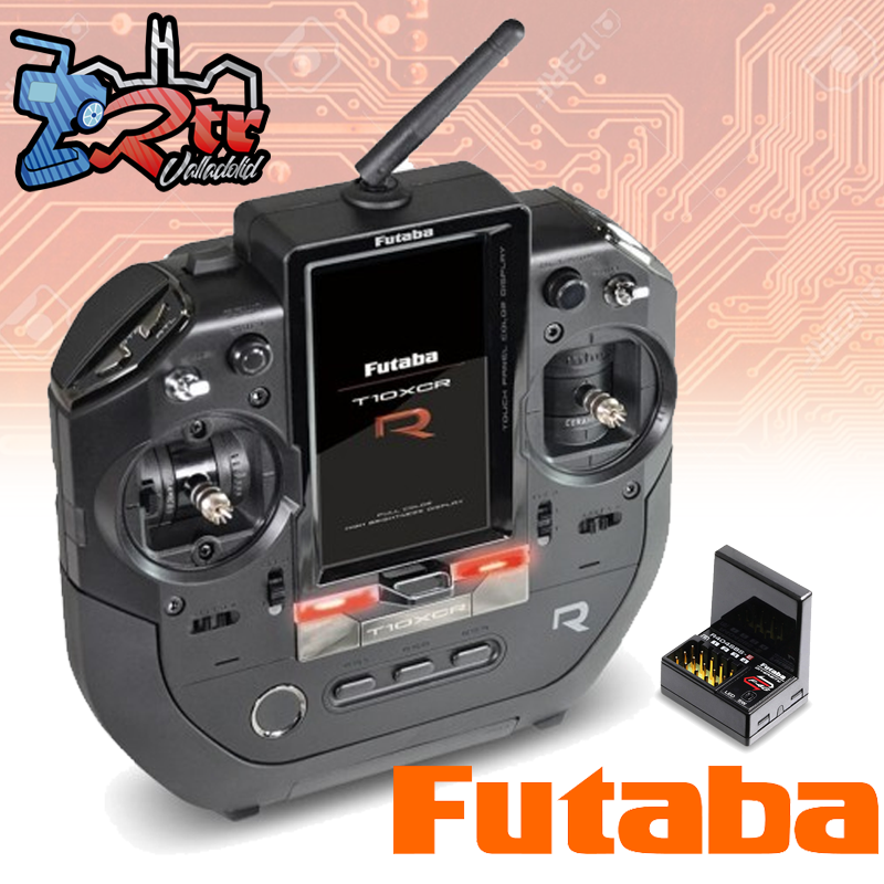 Emisora Futaba 10XCR + Receptor R404SBS-E con telemetría