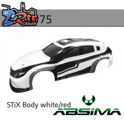 STi-X Body white-red (without sticker)