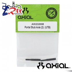 Eje corto, acero UBT (2 piezas) Axial AXI232008