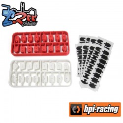 nanoTTR Curb Set  Red and White